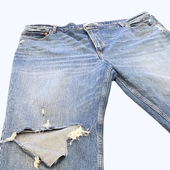 Abercrombie&Fitch, Size 35R/20W, The 90's Straight Ultra High Rise jeans - Picture 2 of 8